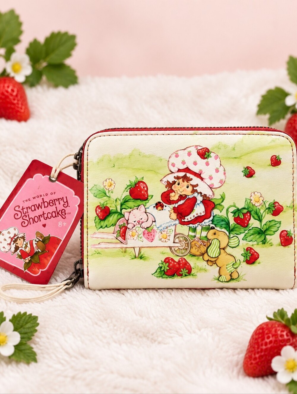 NWT Loungefly Strawberry Shortcake 2026 Zip Around Wallet